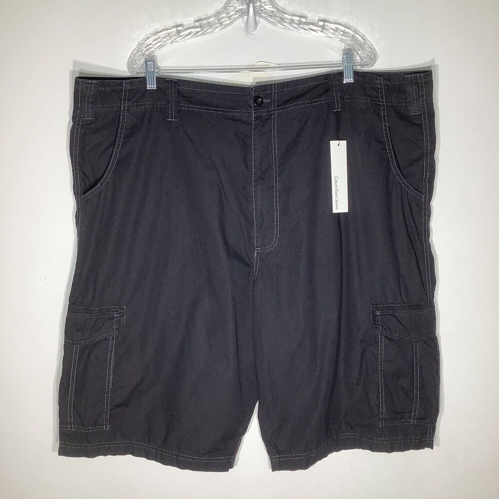 Calvin Kleinâ Jeans Mens Cargo Shorts Black Size 50 (Actual 49) NWT